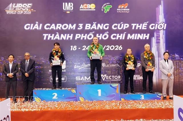 Belgian cueist wins HCM City World Cup 2026