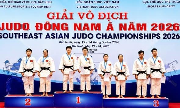 Vietnamese judo stars top ASEAN region
