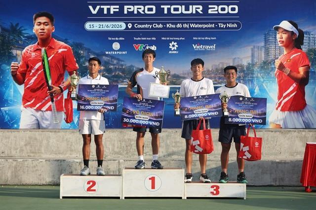 Hoàng Anh, Thanh Trúc win national tennis titles