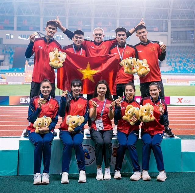 Vietnamese relay runners come out on top at Asian championships