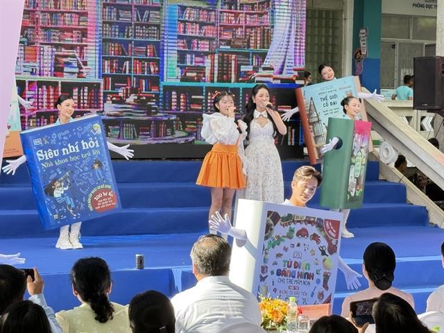 Book fair promotes reading habits for children in HCM City