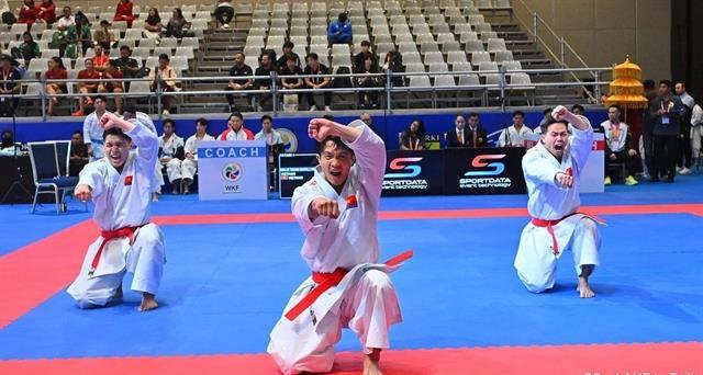 Vietnamese karate team to defend regional title on home ground