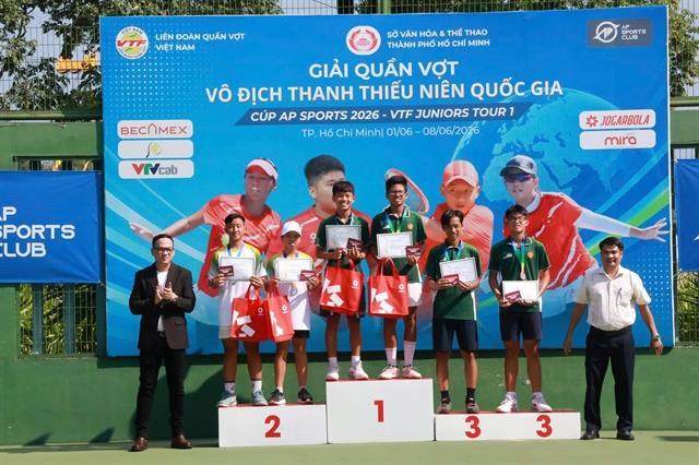 Young players win titles at VTF Junior Tour 1


