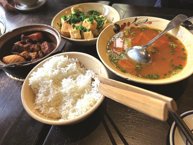 Traditional flavours enhanced at tầm vị