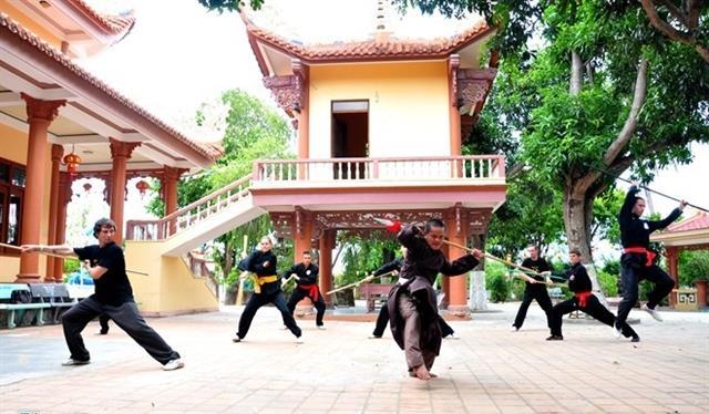 Gia Lai pagoda keeps martial arts alive