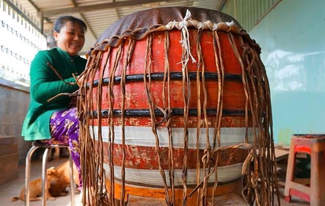 Bình An drums preserve the heartbeat of tradition