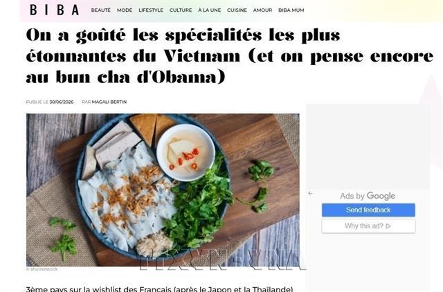 French magazine highlights must-try dishes in Việt Nam