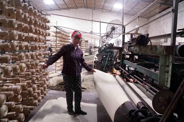 Vũ Hạ keeps sedge mat craft alive
