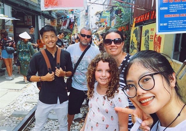 Young volunteers reflect the friendliness of Hà Nội