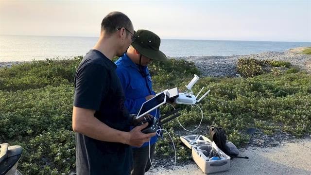 Drones offer a closer look at fragile coastal ecosystems