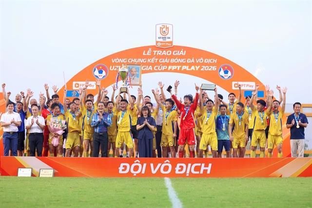 Sông Lam Nghệ An win National U21 Football Championships