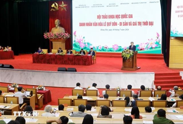 National conference highlights enduring legacy of scholar Lê Quý Đôn
