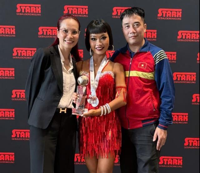 Vietnamese athlete moves closer to top of dancesport world