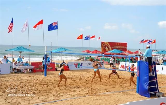 International Womens Beach Volleyball Tournament draws 16 teams

