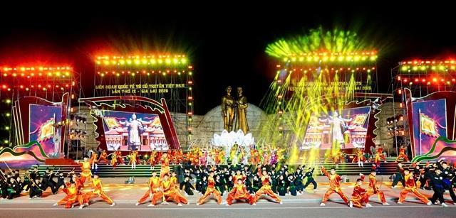 Ninth International Festival of Vietnamese Traditional Martial Arts opens in Gia Lai