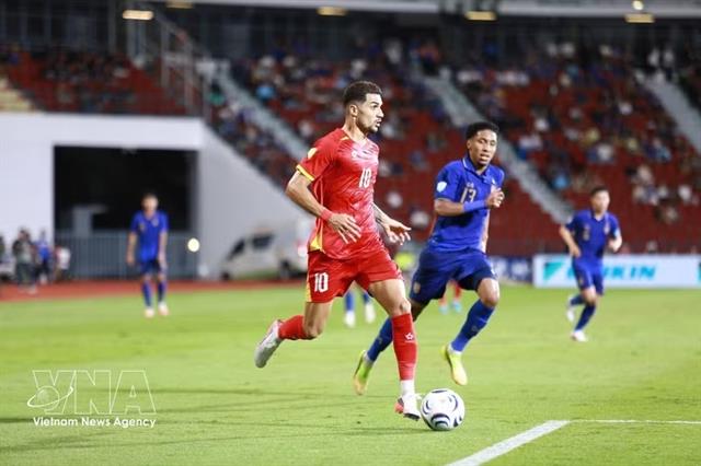 Việt Nam beat Thailand 2-0 in ASEAN Cup final first leg