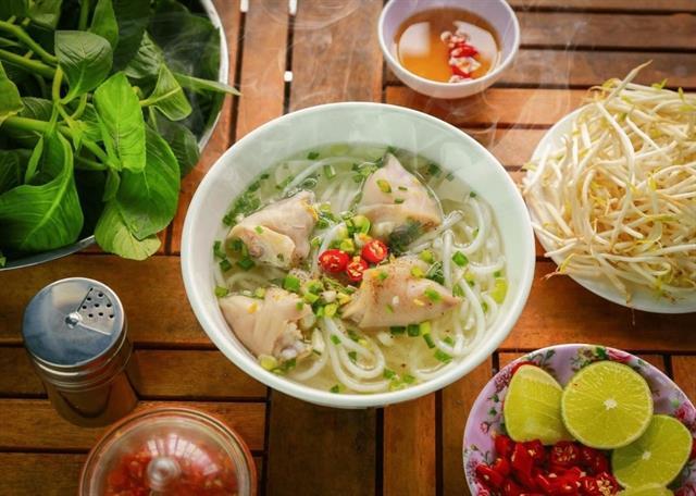 Rice noodle soup, the most popular dish in Tây Ninh Province
