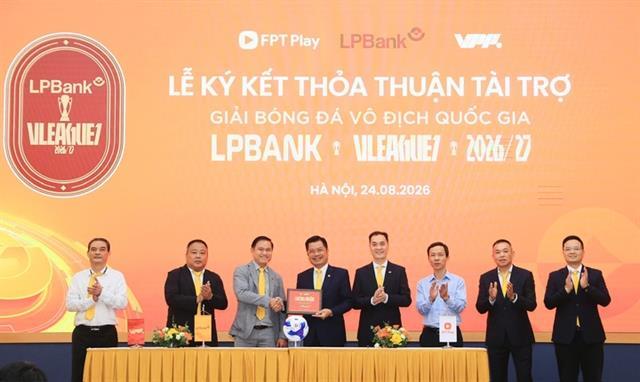 LPBank, FPT Play pledge to support national V.League 1