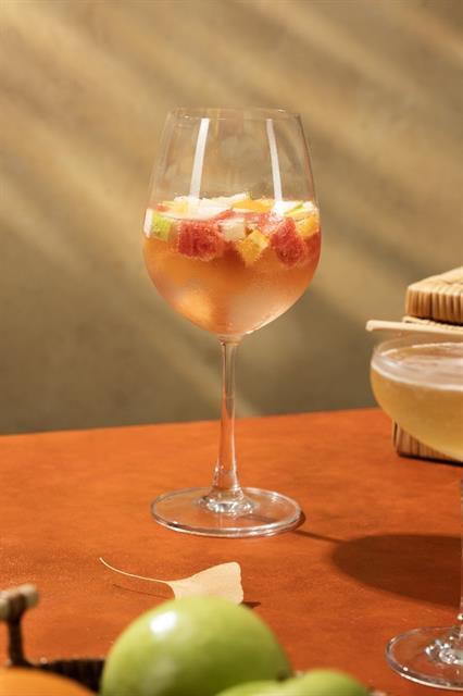 A refreshing tropical botanical cocktail