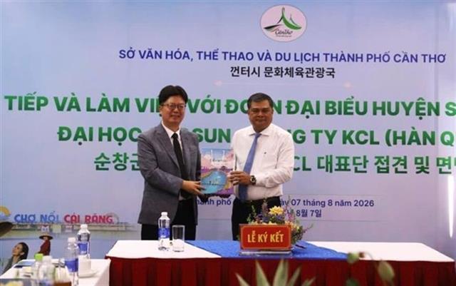 Cần Thơ steps up tourism cooperation with Korean partners