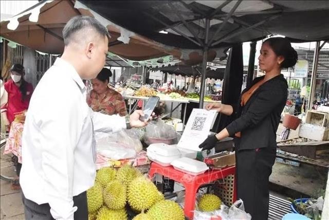 Rural markets embrace digital transformation in Vĩnh Long