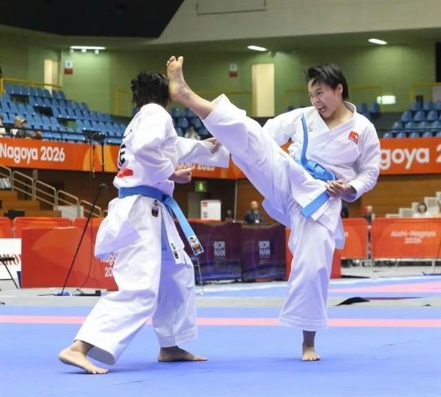 Trâm sets high bar in Vietnamese karate
