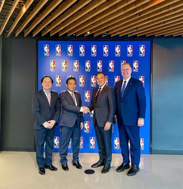 NBA asked to present frequently in Việt Nam, support national basketball movement