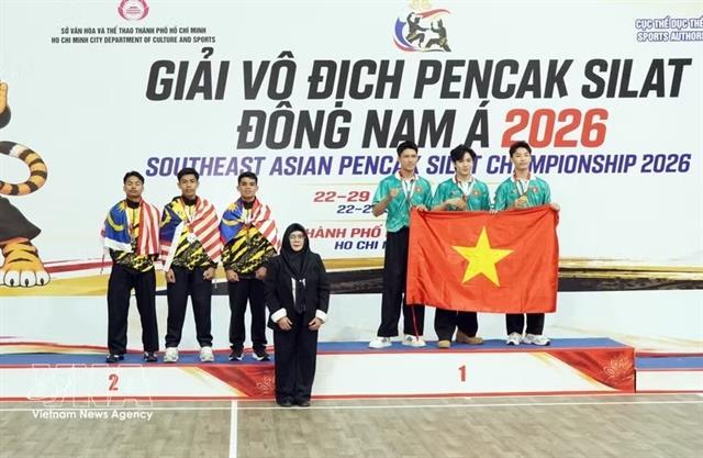 Việt Nam top Southeast Asian Pencak Silat Championships 