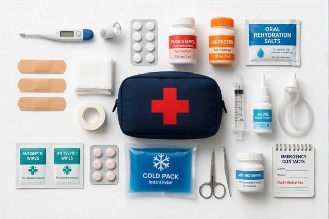 Essential items for your childs home medical kit